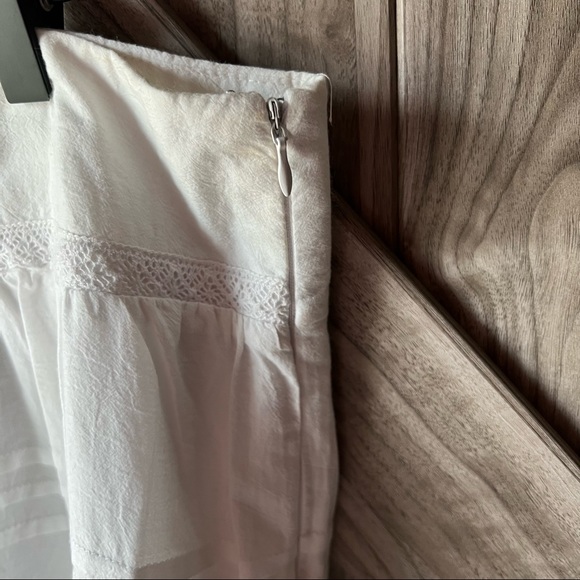 Flowy White Skirt by Romy - Picture 5 of 9